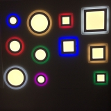 Светодиодные светильники c цветной подсветкой