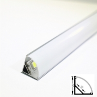 ByLed-SFC-1616 светодиодный профиль угловой, алюминиевый, анодированный